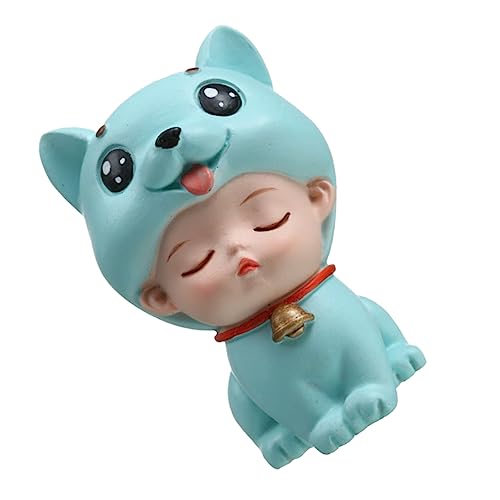 TOYANDONA 1stück Adorable Cake Decoration Mit Tiermütze Resin- Für Geburtstagskuchen Niedliche Skulptur Einzigartiges Dessert-ornament TOYANDONA 1stück Adorable Cake Decoration Mit Tiermütze Resin- Für Geburtstagskuchen Niedliche Skulptur Einzigartiges Dessert-ornament von TOYANDONA