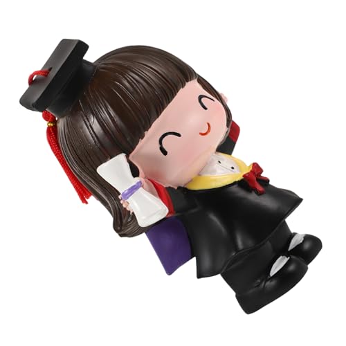 TOYANDONA 1stück Cake Topper Für Abschlussfeier Niedliche Graduation Dekoration Resin Für Kuchen Dessert-Tisch Und Langlebig Und Vielseitig Einsetzbar von TOYANDONA