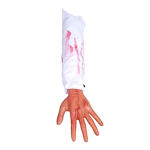 TOYANDONA 1 Stück Fotografie-Requisiten Halloween -Tischdekoration Körper Leichnam Arm Kostüm Halloween Costume Halloween Kleidung Halloween-Requisiten Tote Hand Requisiten Weiß von TOYANDONA