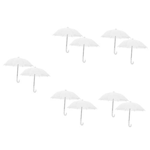 TOYANDONA 10 STK Mini-Regenschirm Kleiner Regenschirm small Umbrella Möbel Regenschirme für Regen Miniatur-Szenenmodell Miniatur Regenschirmmodell Kleidung vorgeben Puppe Zubehör Reisen von TOYANDONA