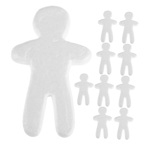TOYANDONA Lassen Sie Ihrer Kreativität Freien Lauf: 10 Stück Leere Schaumstoffpuppen Zum Bemalen Basteln Dekorieren Und Ideen TOYANDONA Lassen Sie Ihrer Kreativität Freien Lauf: 10 Stück Leere Schaumstoffpuppen Zum Bemalen Basteln Dekorieren Und Ideen von TOYANDONA