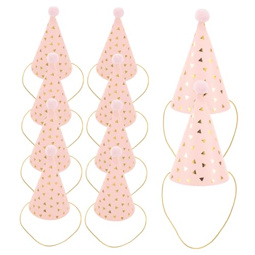 TOYANDONA 10 Stück Geburtstags Partyhüte mit Glitzer Pompons Schicke Geburtstagskopfbedeckung für Erwachsene Einfach zu Tragende Party Accessoires für Bunte Feierlichkeiten TOYANDONA 10 Stück Geburtstags Partyhüte mit Glitzer Pompons Schicke Geburtstagskopfbedeckung für Erwachsene Einfach zu Tragende Party Accessoires für Bunte Feierlichkeiten von TOYANDONA