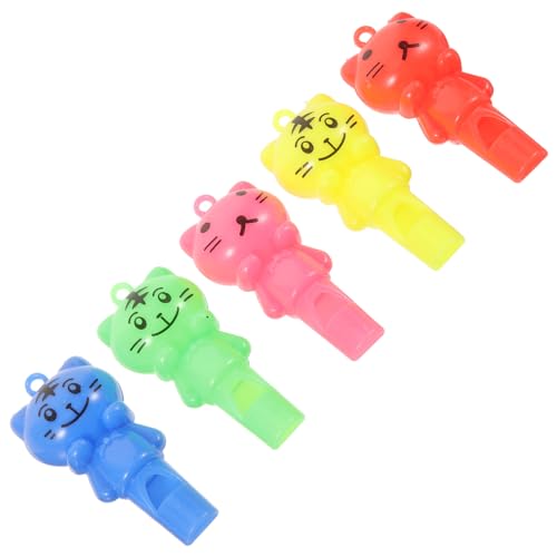 TOYANDONA 10 Stück Katzenmuster Pfeifen mit Lanyard Bunte Sportpfeifen für Wettkämpfe Schiedsrichter und Kinderpartys als Geeignet Zufällige Farbe TOYANDONA 10 Stück Katzenmuster Pfeifen mit Lanyard Bunte Sportpfeifen für Wettkämpfe Schiedsrichter und Kinderpartys als Geeignet Zufällige Farbe von TOYANDONA