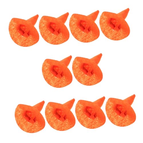 TOYANDONA 10 Stück Mini Hexenhut Weinflasche Deko Kreative Halloween Accessoires für Flaschen Charmante und Festliche Dekoration für Partys zum Basteln und Überraschen von Gästen von TOYANDONA
