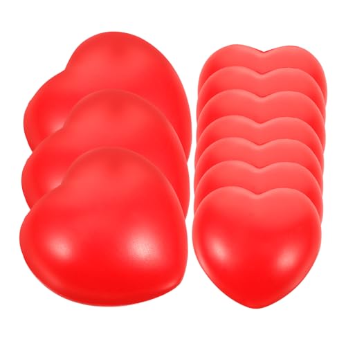 TOYANDONA 10 Stück Rote Herz Stressbälle für Mini Schaumstoff Knetbälle Party zur Stressbewältigung für Kindergeburtstage TOYANDONA 10 Stück Rote Herz Stressbälle für Mini Schaumstoff Knetbälle Party zur Stressbewältigung für Kindergeburtstage von TOYANDONA