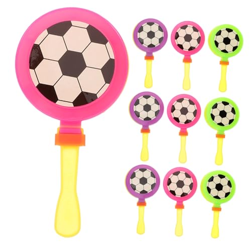 TOYANDONA 10 Stück Teiliges Fußball Handklatscher aus Sicherem Kunststoff Laute Lärmmacher für Sportveranstaltungen und Partys Einfache Bedienung für Fußballparty Zubehör und Fanartikel TOYANDONA 10 Stück Teiliges Fußball Handklatscher aus Sicherem Kunststoff Laute Lärmmacher für Sportveranstaltungen und Partys Einfache Bedienung für Fußballparty Zubehör und Fanartikel von TOYANDONA
