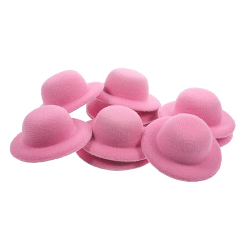 TOYANDONA 10 Stück Teiliges Mini Puppenhüte Realistische Kleine Strohhüte in Rosa Leichte DIY Bastelaccessoires für Puppenhaus Dekoration und Foto Requisiten TOYANDONA 10 Stück Teiliges Mini Puppenhüte Realistische Kleine Strohhüte in Rosa Leichte DIY Bastelaccessoires für Puppenhaus Dekoration und Foto Requisiten von TOYANDONA