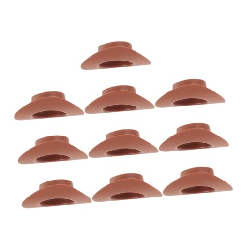 TOYANDONA 10 Stück Teiliges Miniatur Cowboy Hüte aus Kunststoff Handgefertigte Dollhouse Zubehör Vielseitige Puppenhut Dekoration für Kreative Bastelideen und Festliche Puppenmode TOYANDONA 10 Stück Teiliges Miniatur Cowboy Hüte aus Kunststoff Handgefertigte Dollhouse Zubehör Vielseitige Puppenhut Dekoration für Kreative Bastelideen und Festliche Puppenmode von TOYANDONA