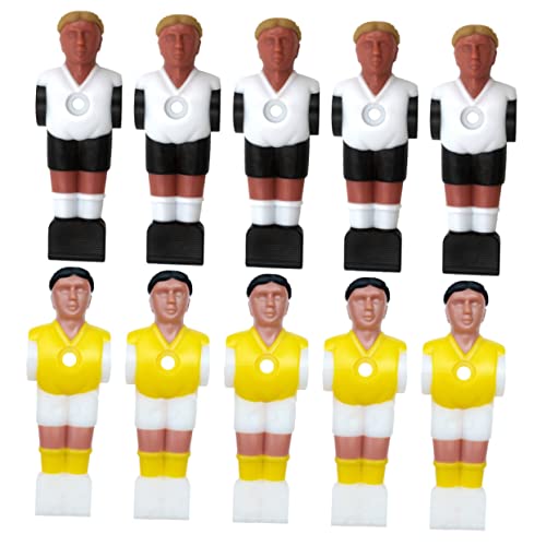 TOYANDONA 10 Stück Teiliges Tischfußball Spielerfiguren Resin Austauschbare Fußballfiguren für Kickertisch Kompatibel mit Standard Einfache Installation für Tischfußballliebhaber TOYANDONA 10 Stück Teiliges Tischfußball Spielerfiguren Resin Austauschbare Fußballfiguren für Kickertisch Kompatibel mit Standard Einfache Installation für Tischfußballliebhaber von TOYANDONA