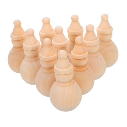 TOYANDONA 10 Stück Unvollendete Holzpuppen Blanko Holzfiguren für Diy Kunstmalerei und Festtagsdekorationen Kreative Bastelprojekte TOYANDONA 10 Stück Unvollendete Holzpuppen Blanko Holzfiguren für Diy Kunstmalerei und Festtagsdekorationen Kreative Bastelprojekte von TOYANDONA