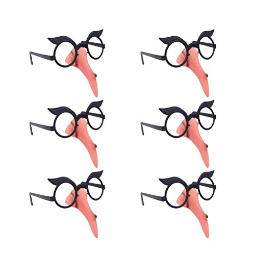 TOYANDONA 10 stücke Party Brille mit Hexennase und Augenbrauen für Fasching Halloween Damen Brille mit Hexe Nase Feder Augenbraue TOYANDONA 10 stücke Party Brille mit Hexennase und Augenbrauen für Fasching Halloween Damen Brille mit Hexe Nase Feder Augenbraue von TOYANDONA