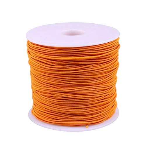 TOYANDONA 100 Meter Gummi Elastisch Band zum Nähen Spule Elastisch Flach Band 1mm Rund Bastelschnur Dehnbar Schnur für Armband Halskette Röcke Hosen Bekleidung Gelb Orange TOYANDONA 100 Meter Gummi Elastisch Band zum Nähen Spule Elastisch Flach Band 1mm Rund Bastelschnur Dehnbar Schnur für Armband Halskette Röcke Hosen Bekleidung Gelb Orange von TOYANDONA