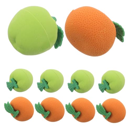 TOYANDONA 100 Stück Cartoon Radiergummis Mini Radiergummis In Lebensmittelform Für Lebensmittel Für von TOYANDONA