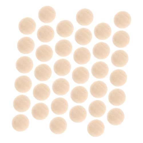 TOYANDONA 100 Stück Halbrunde Holzperlen Naturholz Glatte DIY Bastelperlen für Schmuckherstellung Handwerk Dekoration Kleine Holzkugeln zum Auffädeln und Basteln TOYANDONA 100 Stück Halbrunde Holzperlen Naturholz Glatte DIY Bastelperlen für Schmuckherstellung Handwerk Dekoration Kleine Holzkugeln zum Auffädeln und Basteln von TOYANDONA