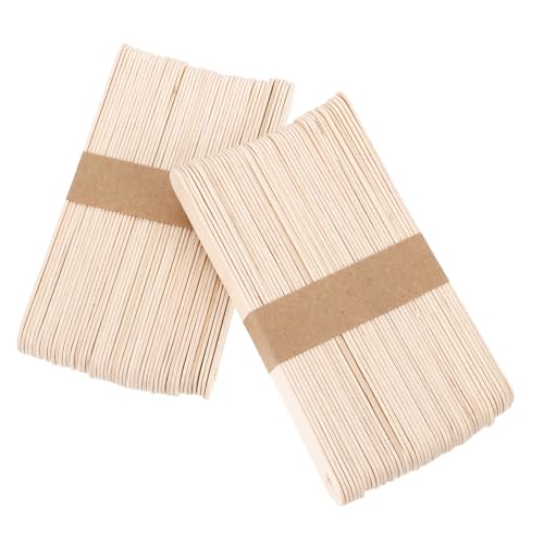 TOYANDONA 100 Stück Holzstäbchen für Bastelarbeiten Wiederverwendbare Umweltfreundliche Eislöffel Lebensmittelechtem für Kreative Projekte und Diy Sommeraktivitäten TOYANDONA 100 Stück Holzstäbchen für Bastelarbeiten Wiederverwendbare Umweltfreundliche Eislöffel Lebensmittelechtem für Kreative Projekte und Diy Sommeraktivitäten von TOYANDONA
