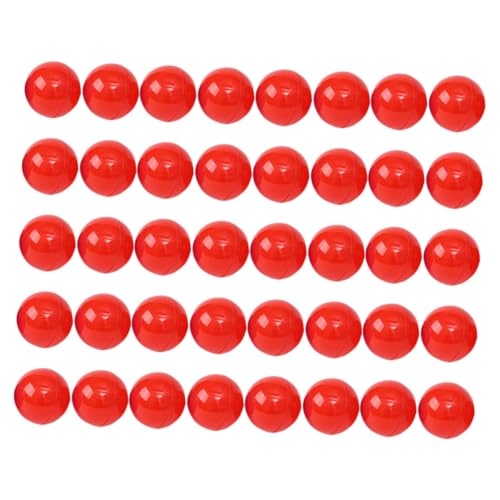 TOYANDONA 100 Stück PVC Lottobälle zum Öffnen Wiederverwendbare Kunststoffkugeln für Gewinnspiele Partyspiele und Bastelaktivitäten Leichte Spielkugeln für Freizeit und Veranstaltungen von TOYANDONA
