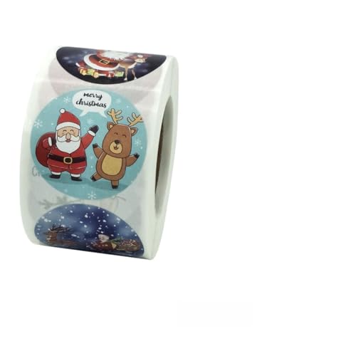 TOYANDONA 1000stücke Weihnachtsaufkleber Selbstklebend Bunte Festliche Sticker Für Scrapbooking Grußkarten Geschenkverpackungen Und Dekorationen Weihnachtsmann Und Verschiedene von TOYANDONA