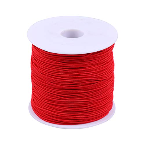 TOYANDONA 100M Elastisch Band Nähbänder Gummiband Rund Kordelspule Gummilitze DIY Nähen Bastelzubehör für Verschiedene Kleidung Hose Kleid Taille 1mm 1 Rolle Rot TOYANDONA 100M Elastisch Band Nähbänder Gummiband Rund Kordelspule Gummilitze DIY Nähen Bastelzubehör für Verschiedene Kleidung Hose Kleid Taille 1mm 1 Rolle Rot von TOYANDONA