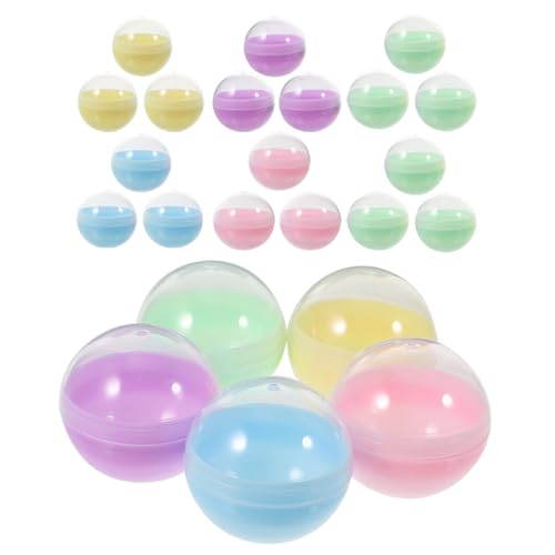 TOYANDONA 100Stücke Durchsichtige Plastikspielzeugkapseln Befüllbare Runde Behälter für Kaugummiautomaten für Bastelprojekte und Kinderpreise TOYANDONA 100Stücke Durchsichtige Plastikspielzeugkapseln Befüllbare Runde Behälter für Kaugummiautomaten für Bastelprojekte und Kinderpreise von TOYANDONA