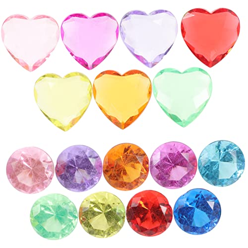 TOYANDONA 100st Diamanten Zubehör Schmuckstücke Für Schwimmbad Edelsteine Kristalle Für Bling Strass-Aufkleber Nagel Charms Juwelenaufkleber Zum Basteln Für Merch Acryl von TOYANDONA