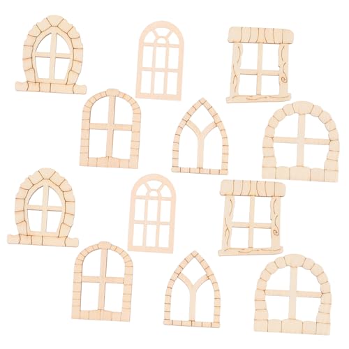 TOYANDONA 100stücke Unvollendete Holz Feen Türen Miniatur Garten Tür Deko Für Zauberhafte Gärten Und Kreative Projekte Für Außendekoration Und Gartenfiguren von TOYANDONA