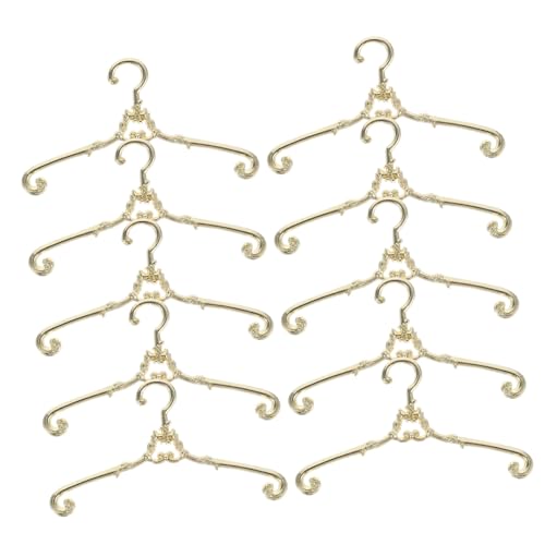 TOYANDONA 10St Puppenaufhänger Babypuppenkleidung Kleiderbügel Puppenständer Puppenschrank kleiderständer kinderbügel winzige Hausaufhänger Mini-Aufhänger-Ornamente Legierung Golden TOYANDONA 10St Puppenaufhänger Babypuppenkleidung Kleiderbügel Puppenständer Puppenschrank kleiderständer kinderbügel winzige Hausaufhänger Mini-Aufhänger-Ornamente Legierung Golden von TOYANDONA