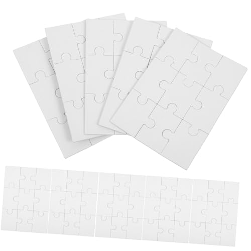 TOYANDONA 10blätter Leere Puzzle-Teile Zum Selbermachen Blanko-Puzzles Für Basteln DIY-puzzleteile Zum Bemalen Und Dekoration TOYANDONA 10blätter Leere Puzzle-Teile Zum Selbermachen Blanko-Puzzles Für Basteln DIY-puzzleteile Zum Bemalen Und Dekoration von TOYANDONA