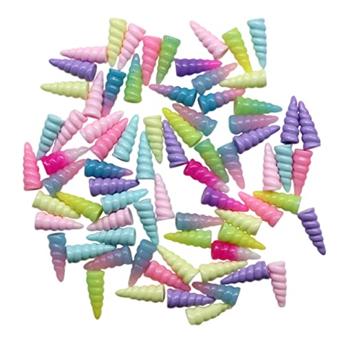 TOYANDONA Kugel Horn Party Favor 10 Stücke Zufällige Farbe Harz Spirale Horn Spielzeug Dekorationen Für Cosplay von TOYANDONA