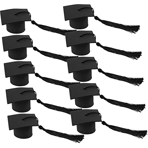 TOYANDONA 10st Arzt Hut Dekoration Abschluss Tasche Abschluss-cupcake-zwischenlagen Abschlusskappen- Grad Cap Stirnbandeinsatz Abschlusskappe Und -kleid Schule Abschlussball Black Vlies TOYANDONA 10st Arzt Hut Dekoration Abschluss Tasche Abschluss-cupcake-zwischenlagen Abschlusskappen- Grad Cap Stirnbandeinsatz Abschlusskappe Und -kleid Schule Abschlussball Black Vlies von TOYANDONA