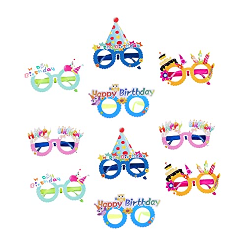 TOYANDONA 10st Geburtstagsbrille Glühen Kinderbrille Lutscher Party Favorisieren Lustige Brille Gläser Diy Sonnenbrille Kit Für Fee Brille Dekorationen Kuchen Brille Plastik TOYANDONA 10st Geburtstagsbrille Glühen Kinderbrille Lutscher Party Favorisieren Lustige Brille Gläser Diy Sonnenbrille Kit Für Fee Brille Dekorationen Kuchen Brille Plastik von TOYANDONA