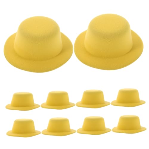TOYANDONA 10stücke Kleine Puppenhüte Zum Basteln Minihüte Für DIY-projekte Handgefertigte Minizylinder Für Kostüme Haarnadel-Accessoires Und Party-Dekorationen TOYANDONA 10stücke Kleine Puppenhüte Zum Basteln Minihüte Für DIY-projekte Handgefertigte Minizylinder Für Kostüme Haarnadel-Accessoires Und Party-Dekorationen von TOYANDONA