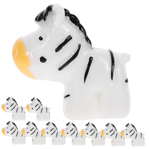 TOYANDONA 10stücke Teiliges Mini Zebra Ornamente Für Kreative Tischdekoration Und Mikro-landschaften Für Sukkulenten Terrarien Und Wohnaccessoires von TOYANDONA