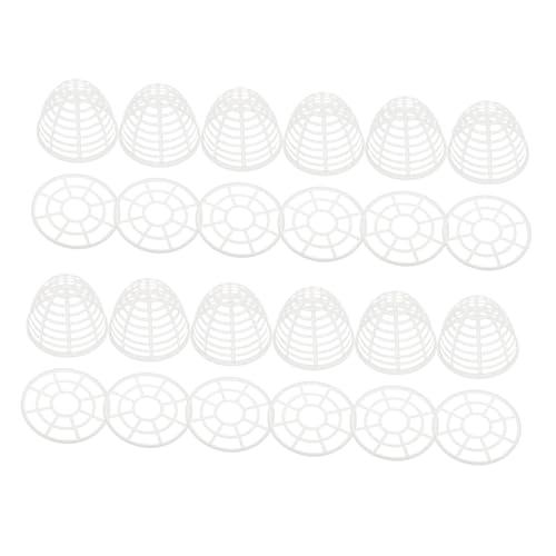 TOYANDONA 12 Sets Packtasche Puppenständer Minikleid Puppenhauszubehör Unterrockreifen Puppendisplayhelfer Puppenkleidbügel Puppenmodell Rockhalter Puppenrockbügel Kunststoff Transparent von TOYANDONA