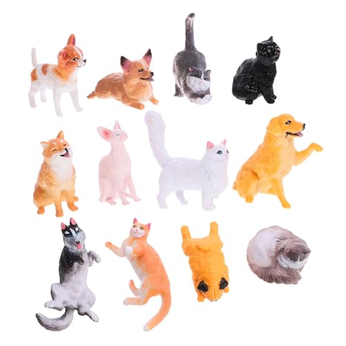 TOYANDONA 12 Stück Mini-Katzen- und Hundestatuen Katzenstatuen-Ornamente Katzenbürste Katzenminze Hunderampe Hundepullover klein Tischdekoration für Hunde Hundespielzeug Hundefigur Plastik TOYANDONA 12 Stück Mini-Katzen- und Hundestatuen Katzenstatuen-Ornamente Katzenbürste Katzenminze Hunderampe Hundepullover klein Tischdekoration für Hunde Hundespielzeug Hundefigur Plastik von TOYANDONA