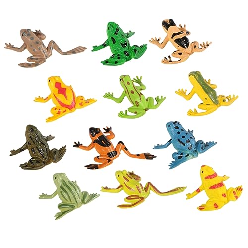 TOYANDONA 12 Stück Miniatur Froschmodelle Realistische Froschstatuen für Kinder Spielzeug für Minilandschaften Blumentöpfe und Partytüten TOYANDONA 12 Stück Miniatur Froschmodelle Realistische Froschstatuen für Kinder Spielzeug für Minilandschaften Blumentöpfe und Partytüten von TOYANDONA