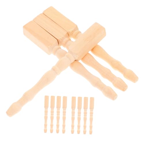 TOYANDONA 12 Stück Miniatur Holztischbeine DIY Puppenhaus Möbelbeine für Schreibtisch Kommode und Schrank Einfache Montage Realistische Miniatur Möbelfüße für Puppenhaus Dekoration TOYANDONA 12 Stück Miniatur Holztischbeine DIY Puppenhaus Möbelbeine für Schreibtisch Kommode und Schrank Einfache Montage Realistische Miniatur Möbelfüße für Puppenhaus Dekoration von TOYANDONA