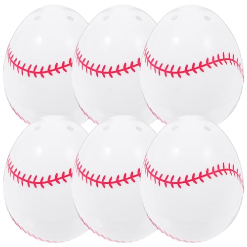 TOYANDONA 12 Stück Plastik-Ostereier Baseball-Bälle Befüllbare Ostereier Für Osterjagden Partys Osterdekorationen Und Korbfüller von TOYANDONA
