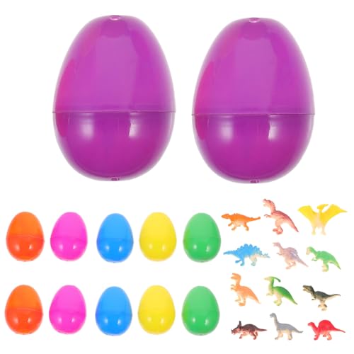 TOYANDONA 12 Stück Teiliges Dinosaurier Eier für Ostergeschenk mit Realistischem Glänzendem zum Öffnen und Entdecken für Ostereiersuche und Dekoration TOYANDONA 12 Stück Teiliges Dinosaurier Eier für Ostergeschenk mit Realistischem Glänzendem zum Öffnen und Entdecken für Ostereiersuche und Dekoration von TOYANDONA