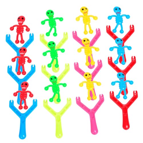 TOYANDONA 12 Stück Teiliges Elastischer Finger Spielzeuge für Kindergeburtstage Lustige Flexible TPR Launcher Spielzeuge Mitgebsel für Outdoor Partys und Gartenaktivitäten Zufällige Farbe von TOYANDONA