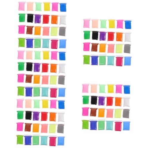 TOYANDONA 120 Packungen Teiliges Modelliermasse Ultraleichte Weiche DIY Knetmasse Bunten Farben Ungiftig und Kreatives Bastelspielzeug für Kleinkinder und Ab Jahren von TOYANDONA
