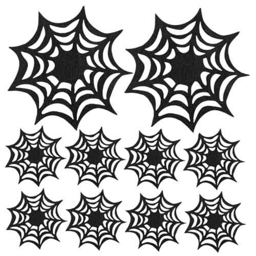 TOYANDONA 12St Halloween Dekoration Halloween-Dekoration rutschfeste kuechenarmaturen filzmatten Henne Essgeschirr gruselig Untersetzer für Couchtisch isolierte Tassenuntersetzer Vlies Black TOYANDONA 12St Halloween Dekoration Halloween-Dekoration rutschfeste kuechenarmaturen filzmatten Henne Essgeschirr gruselig Untersetzer für Couchtisch isolierte Tassenuntersetzer Vlies Black von TOYANDONA