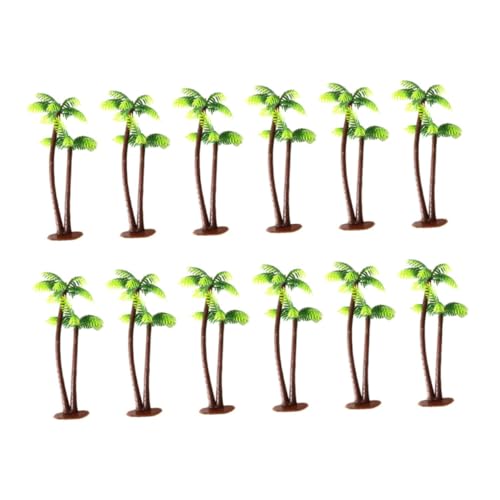 TOYANDONA 12st Modellbäume Bausatz Obst Baum Kokosnuss Dekorationen Kuchen Essbar Aufdecken Layout-miniatur Landschaft Landschaft von TOYANDONA