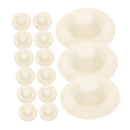 TOYANDONA 15 Stück Mini-Strohhut Kleine Puppenhüte Schlüssel Winzig Puppen Strohhut Puppenmütze Mini-strohhüte Zum Basteln Dekorativer DIY-Hut Puppenhaus-webhut-Ornament Gewebter Hut Stoff TOYANDONA 15 Stück Mini-Strohhut Kleine Puppenhüte Schlüssel Winzig Puppen Strohhut Puppenmütze Mini-strohhüte Zum Basteln Dekorativer DIY-Hut Puppenhaus-webhut-Ornament Gewebter Hut Stoff von TOYANDONA