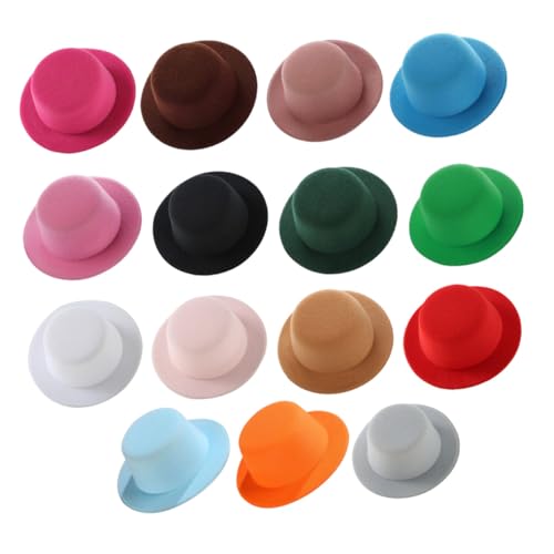TOYANDONA 15 Stück Teiliges Miniatur Puppenhüte Bunte Lolita Mini Hüte für DIY Bastelprojekte Festliche Dekoration Puppenzubehör für Teepartys Hochzeitsfeiern und Dollhouse Styling TOYANDONA 15 Stück Teiliges Miniatur Puppenhüte Bunte Lolita Mini Hüte für DIY Bastelprojekte Festliche Dekoration Puppenzubehör für Teepartys Hochzeitsfeiern und Dollhouse Styling von TOYANDONA