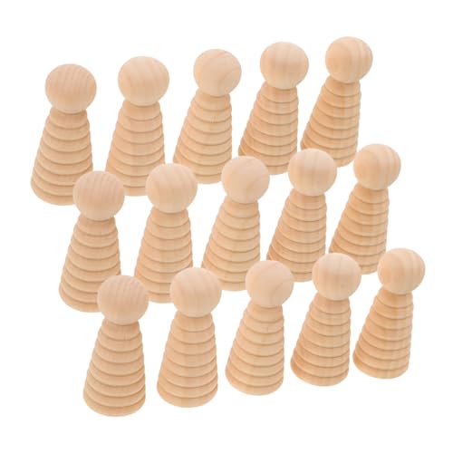TOYANDONA 15 Stück Teiliges Unfertige Holzfiguren für Diy Basteln Natürliche Unbemalte Holz Peg Puppen Miniatur Holz Menschen für Kreative Kunstprojekte und Dekoration TOYANDONA 15 Stück Teiliges Unfertige Holzfiguren für Diy Basteln Natürliche Unbemalte Holz Peg Puppen Miniatur Holz Menschen für Kreative Kunstprojekte und Dekoration von TOYANDONA