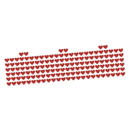 TOYANDONA 150stücke Herzförmige Scratch Sticker Kreative Überraschung Aufkleber Für Partys Hochzeiten Und Rote Farbgestaltung Für Botschaften Und Geheimnisse von TOYANDONA