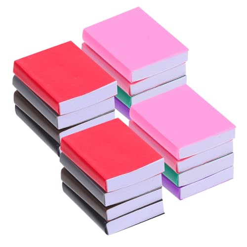 TOYANDONA 16 Stück Maßstab Bunte Mini Blanko Bücher für DIY Puppenhaus Dekoration Bjd Szene Requisiten Realistische Kompakte Bibliothek Accessoires TOYANDONA 16 Stück Maßstab Bunte Mini Blanko Bücher für DIY Puppenhaus Dekoration Bjd Szene Requisiten Realistische Kompakte Bibliothek Accessoires von TOYANDONA