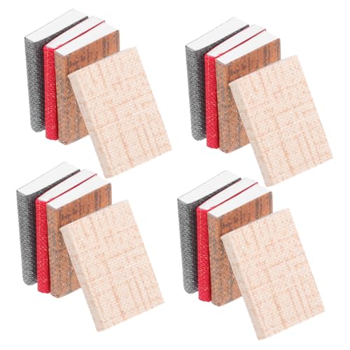 TOYANDONA 16 Stück Miniatur Bücher Portable Miniatur Blanko Bücher mit Umblätterbaren Seiten Klassische Puppenhaus Dekoration für Schlafzimmer Arbeitszimmer Regal Vielseitige Miniaturobjekte TOYANDONA 16 Stück Miniatur Bücher Portable Miniatur Blanko Bücher mit Umblätterbaren Seiten Klassische Puppenhaus Dekoration für Schlafzimmer Arbeitszimmer Regal Vielseitige Miniaturobjekte von TOYANDONA