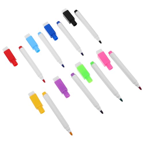 TOYANDONA 16 Stück Nass Abwischbare Kreidestifte Mit Tafel-radiergummi, Flüssiger Tintenmarker, Magnetischer Marker Für Tafel, Whiteboard, Kühlschrank, Nachrichtentafel TOYANDONA 16 Stück Nass Abwischbare Kreidestifte Mit Tafel-radiergummi, Flüssiger Tintenmarker, Magnetischer Marker Für Tafel, Whiteboard, Kühlschrank, Nachrichtentafel von TOYANDONA