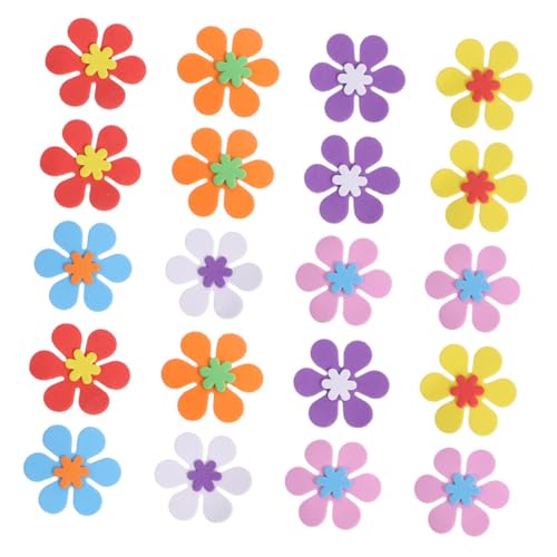 TOYANDONA 160 Stück Teiliges Eva Schaumstoff Sticker mit Selbstklebenden Blumenformen Bunte Kindergarten Wanddeko Robuste Langlebige Dekoration für DIY Bastelprojekte und Zufällige Farbe TOYANDONA 160 Stück Teiliges Eva Schaumstoff Sticker mit Selbstklebenden Blumenformen Bunte Kindergarten Wanddeko Robuste Langlebige Dekoration für DIY Bastelprojekte und Zufällige Farbe von TOYANDONA